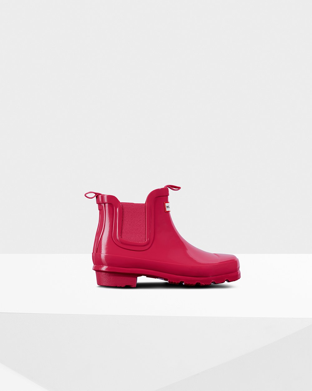 Hunter Niños Original Big Gloss - Botas Chelsea Rosas - 827-PBCIYQ